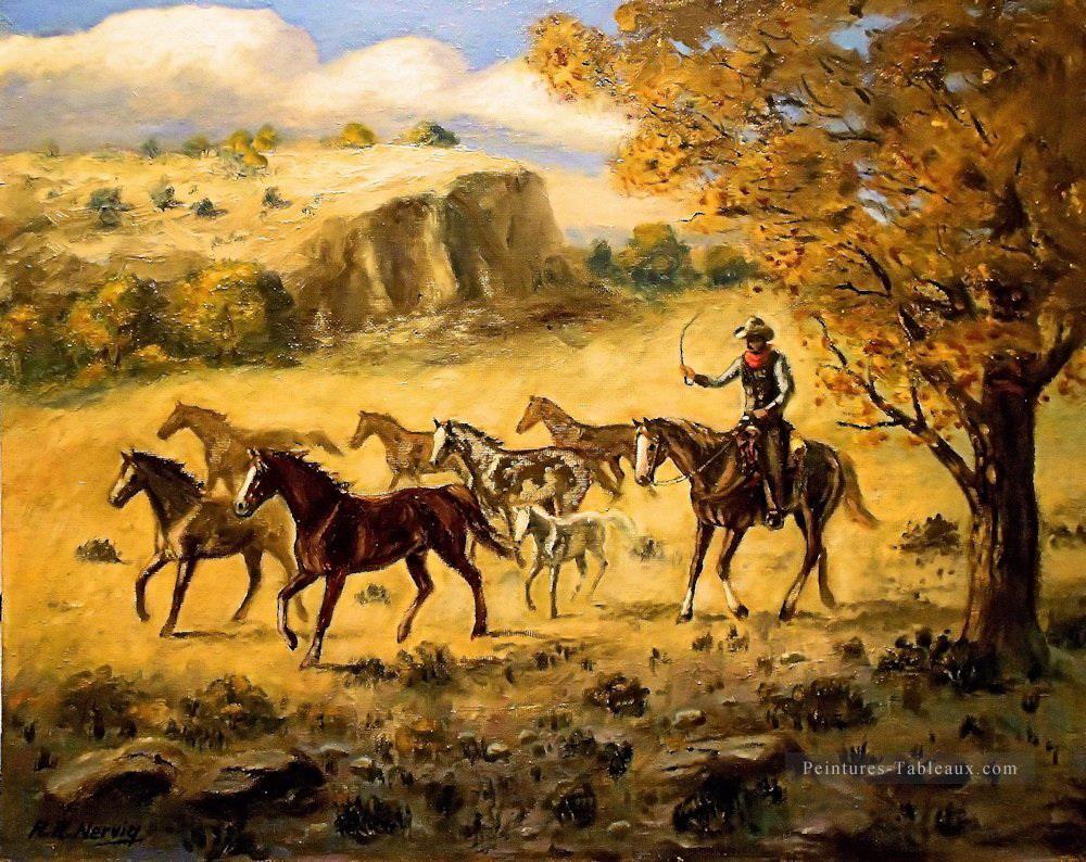 cowboy wrangler Peintures à l'huile